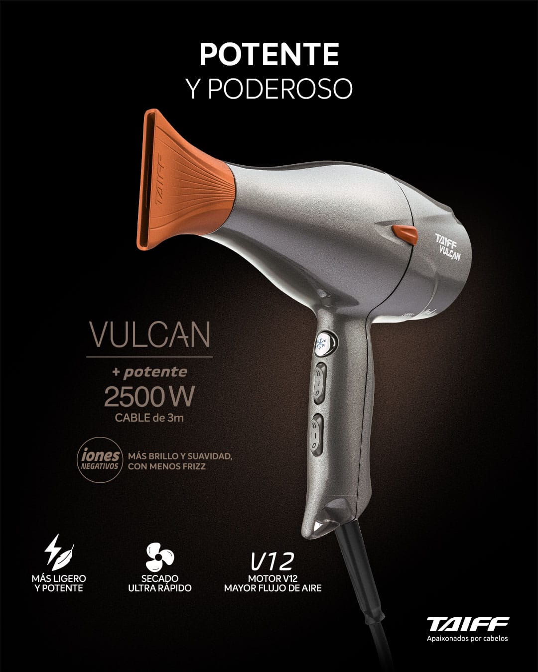 Blower Profesional VULCAN 2.500wts.